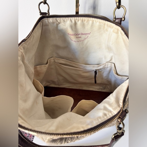 Texas carpet bagges handbag - Picture 7 of 12